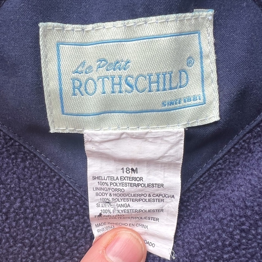 💛 18 Month Rothschild Winter Jacket - Picture 5 of 5